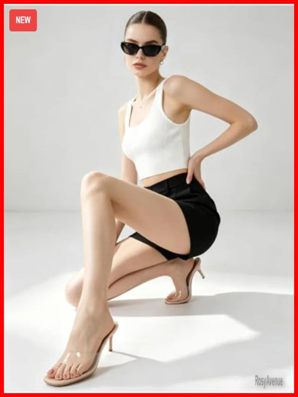 Kitten Heels Mules Stiletto Slip On Backless Dressy Sandals Heeled Sandals